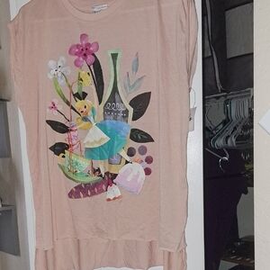 NWT Disney Alice In Wonderland Top